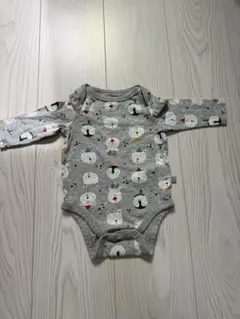 GAPクマ柄長袖ロンパース 95cmまで対応