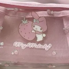 サンリオ　クリアポーチ　マイメロ　ピンク　サイズ約23×12 新品　未使用