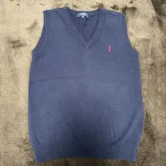 EAST BOY COMET ネイビー Vネック スクールベスト 150