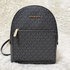 未使用級✨マイケルコース リュック MK柄 PVC 総柄 ゴールドロゴ