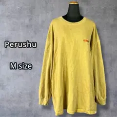 20 Perushu ルーズヴィンテージ加工ワンポイントロンTのサムネイル