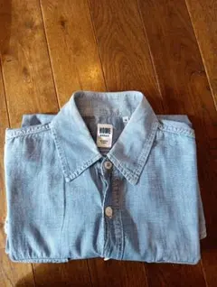 メンズ 長袖 シャツ ライトブルー