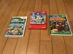 ⭐︎動作確認済⭐︎wiiニュースーパーマリオブラザーズ他3点セット
