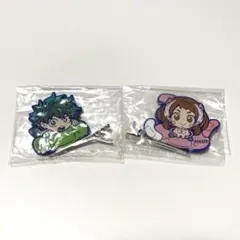 【2個セット】ヒロアカ ヘアクリップ 緑谷出久 麗日お茶子 ばんちょうこう