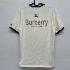 BURBERRY BLACK LABEL Tシャツ アイボリー　リンガーT