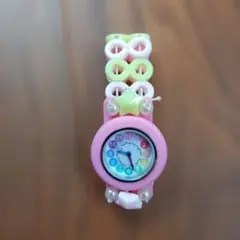 時計　腕時計　ピンク　おままごと　ブレスレット