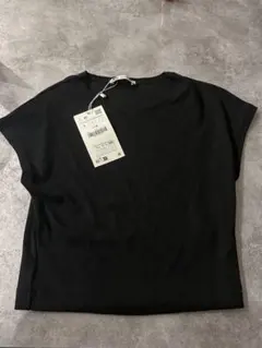 ZARA 半袖 Tシャツ ブラック Lサイズのサムネイル