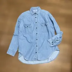 【リシェグラマー】デニムシャツ M オーバーサイズのサムネイル