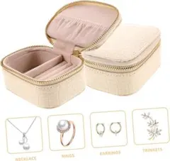 トラベル イヤリングケース ポータブル ジュエリー ボックス 収納ケース