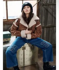 EMODA ボアブルゾン