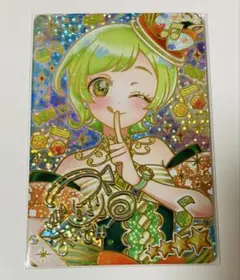 ひみつのアイプリ メロディバズリウムアンサンブルグリーン アイリ サイン