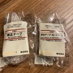 無印良品 修正テープ 本体とカートリッジセットのサムネイル