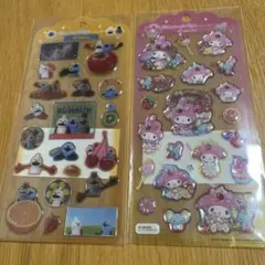 ドロップジェリーシール　マイメロ・スンスン　2枚セット