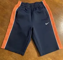 Nike ハーフパンツ M (140-150cm) ネイビー/オレンジ