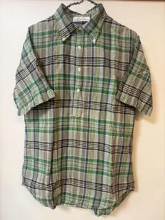 SERO SHIRTMAKERS 半袖 プルオーバー チェックシャツ S-Mのサムネイル