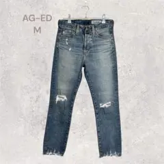 AG-ED DENIM スキニーデニム　ダメージ加工　切りっぱなし　カジュアル