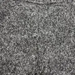 GRL グレー ボタン付きパフスリーブカーディガン