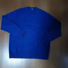 UNIQLO ネイビー クルーネックカシミアセーター XL