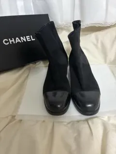 CHANEL シャネル　サイドゴア　ブーツ　ショートブーツのサムネイル