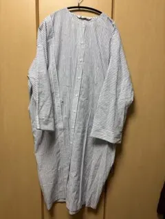 ザラZARAストライプ長袖&半袖丸首ワンピース