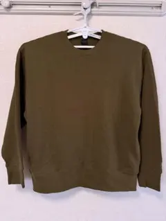 Go hemp クルーネック スウェット XL オリーブ