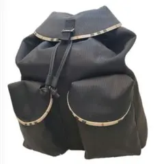 極美品 BURBERRY ノバチェック 大容量 バックパック ブラックのサムネイル