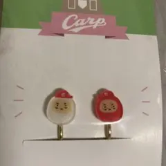 広島東洋カープ オリジナルイヤリング ダルマ　紅白 カルピオのサムネイル