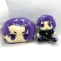 ブルーロック 御影玲王 フェイスポーチ ストラップ お座りぬいぐるみマスコット