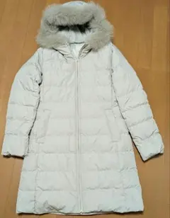 anySIS エニスィス ダウンコート フォックスファー Aライン M