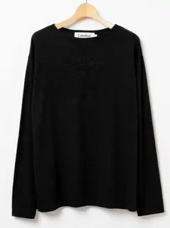 Caledoorメリノウールロングスリーブニットソー　Tシャツ