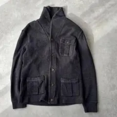 ポロバイラルフローレン ショールカラー スウェット カーデ