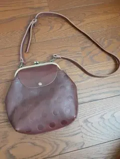 最終値下げ　未使用　kanmi 革　ショルダーバッグ