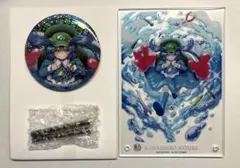 東方project ダイソー　アクリルボード　缶バッジ　河城にとり