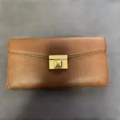 YURIE NITANI 長財布 ブラウン　レザー