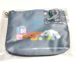 サンリオ シナモンロール ポーチ＆プレートキーホルダー 2点セット