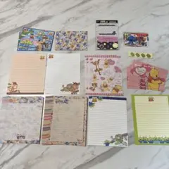 ディズニー スティッチ、トイ・ストーリー、プーさん、ミッキー レターセット