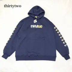 未使用タグ付き　サーティーツー　裏起毛パーカー(L)プルオーバー　オーバーサイズ