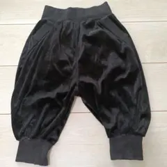 SAUCY R-THM ベロアパンツ ブラック 110cm