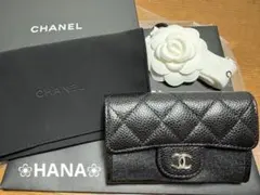CHANEL カードケース　キャビアスキン