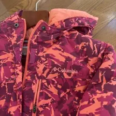 Columbia 子ども用スキーウェア ピンク/オレンジ