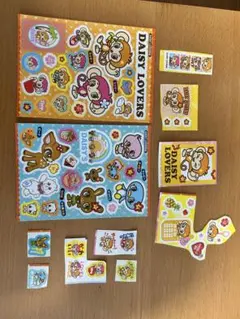 ナルミヤキャラクターズ　キラキラシールブック　おすそわけ　デイジーラバーズ