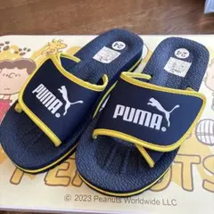 PUMA スポーツサンダル ネイビー×イエロー 24のサムネイル