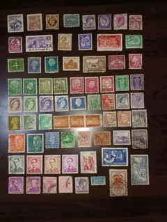 海外使用済切手コレクション 111枚