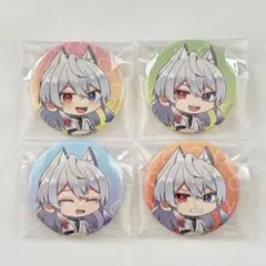 カラフルピーチ　どぬく　缶バッジ 4個セット