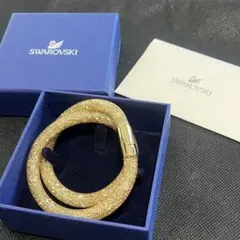スワロフスキー スターダストゴールド 2way ブレスレット
