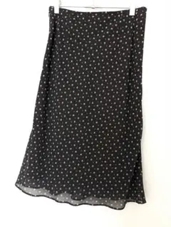 【極美品】 23区　フレアスカート　シフォンスカート 小花柄 Мサイズ