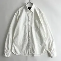 BEAMS (h) ブロードシャツ M コットン 白無地 ドレス カジュアルのサムネイル
