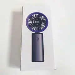ハンディファン 100段階風量調整 携帯扇風機 LEDディスプレイ ストラップ付