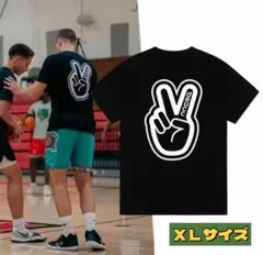 新品　tシャツ XL　半袖　バスケットボール　メンズ　ブラック　黒　NBA