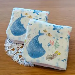 スピカ☆☆☆様おまとめ⭐️ふわふわ8重ガーゼハンカチ☆ネコマリン☆fuwara